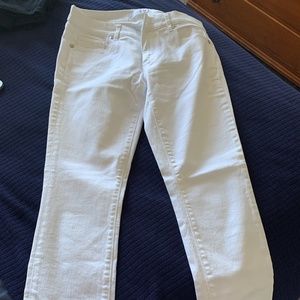 white loft jeans